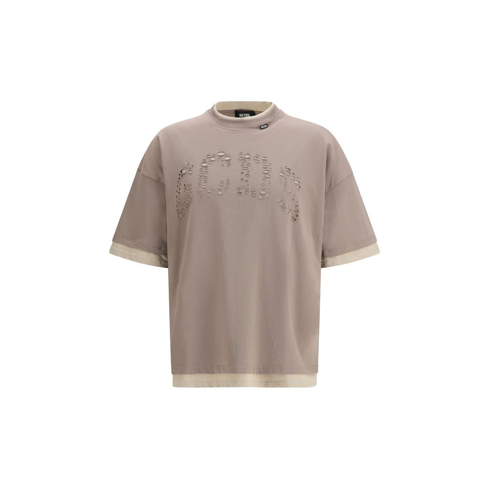 Brown Cotton T-Shirt - ventzia