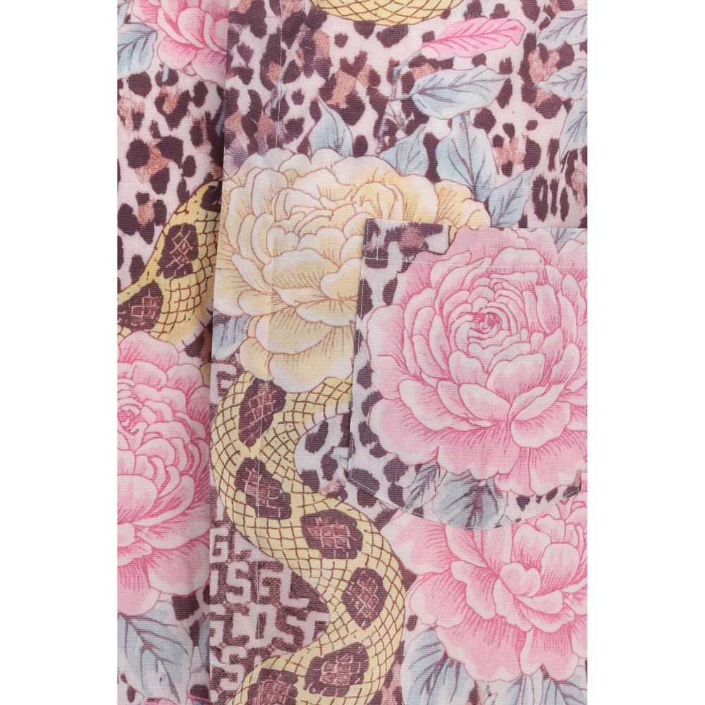 Multicolor Polyester Pattern Shirt - ventzia