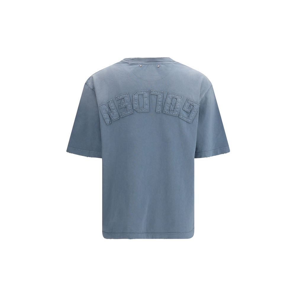 Blue Cotton T-Shirt - ventzia