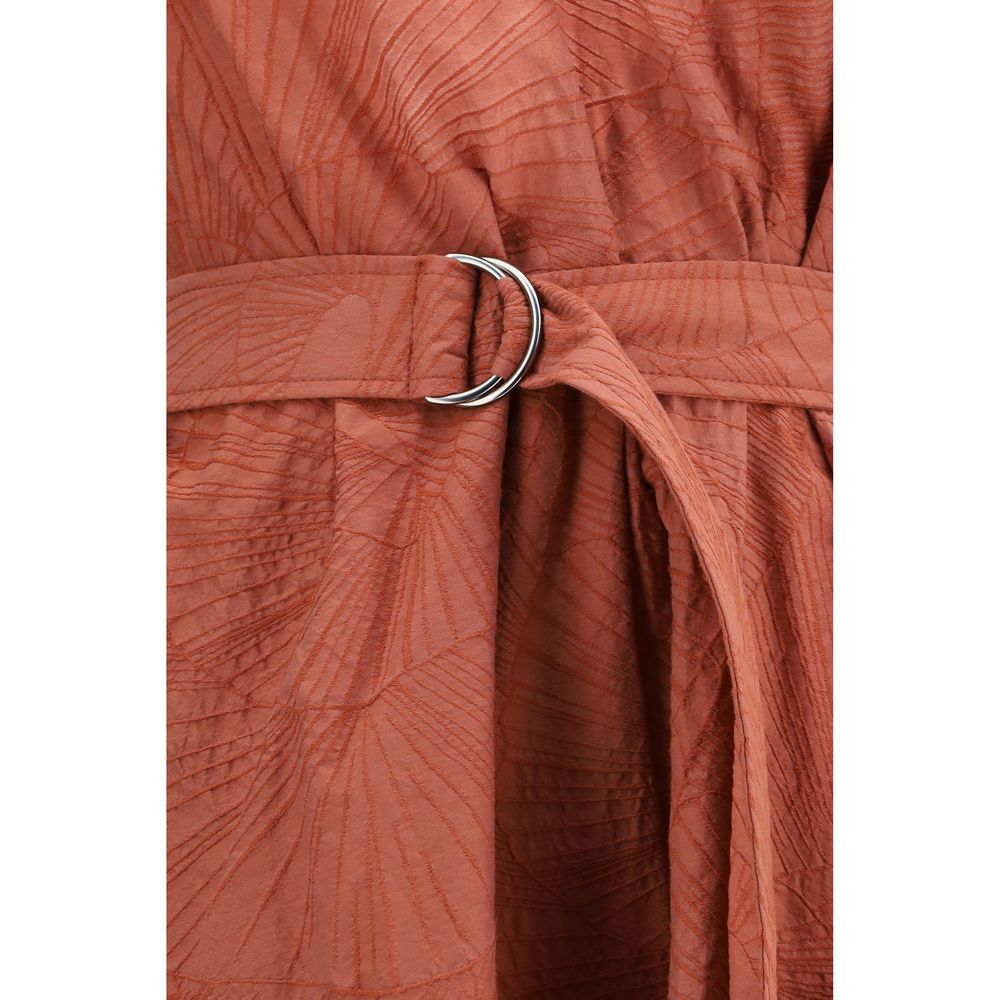 Multicolor Cotton Casual Dress - ventzia