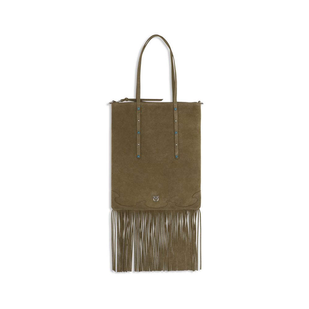 Bicolor Calf Leather Bos Taurus Shoulder Bag - ventzia