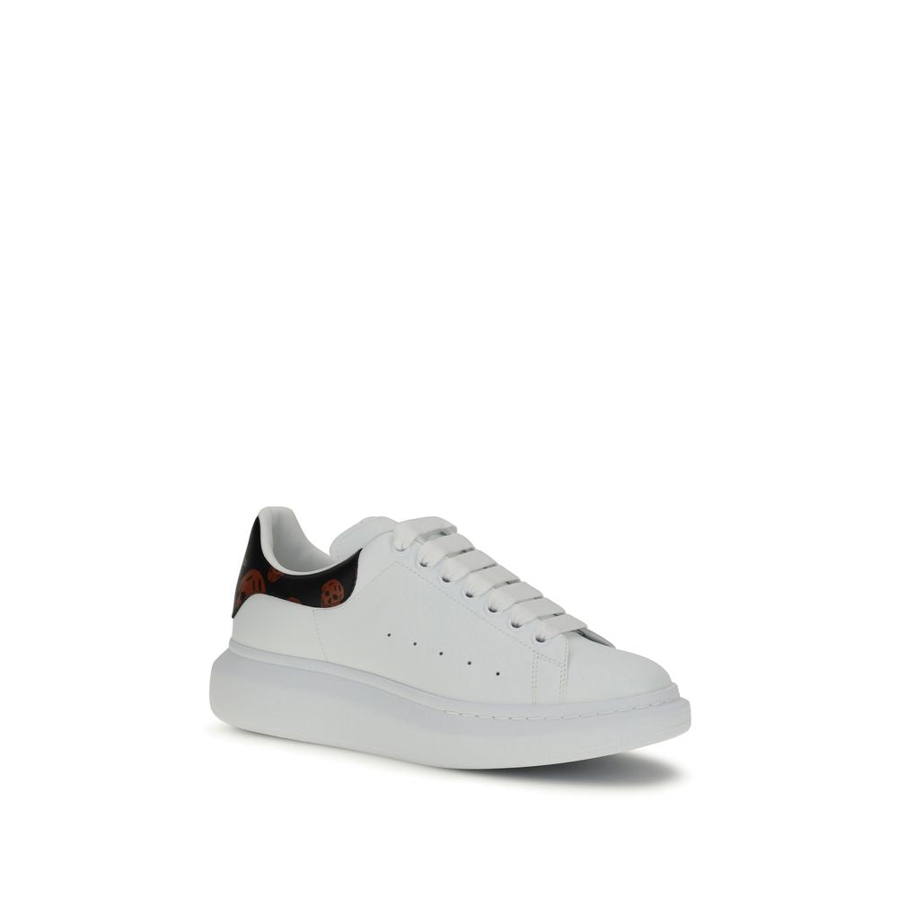 White Calf Leather Bos Taurus Chunky Sneakers - ventzia