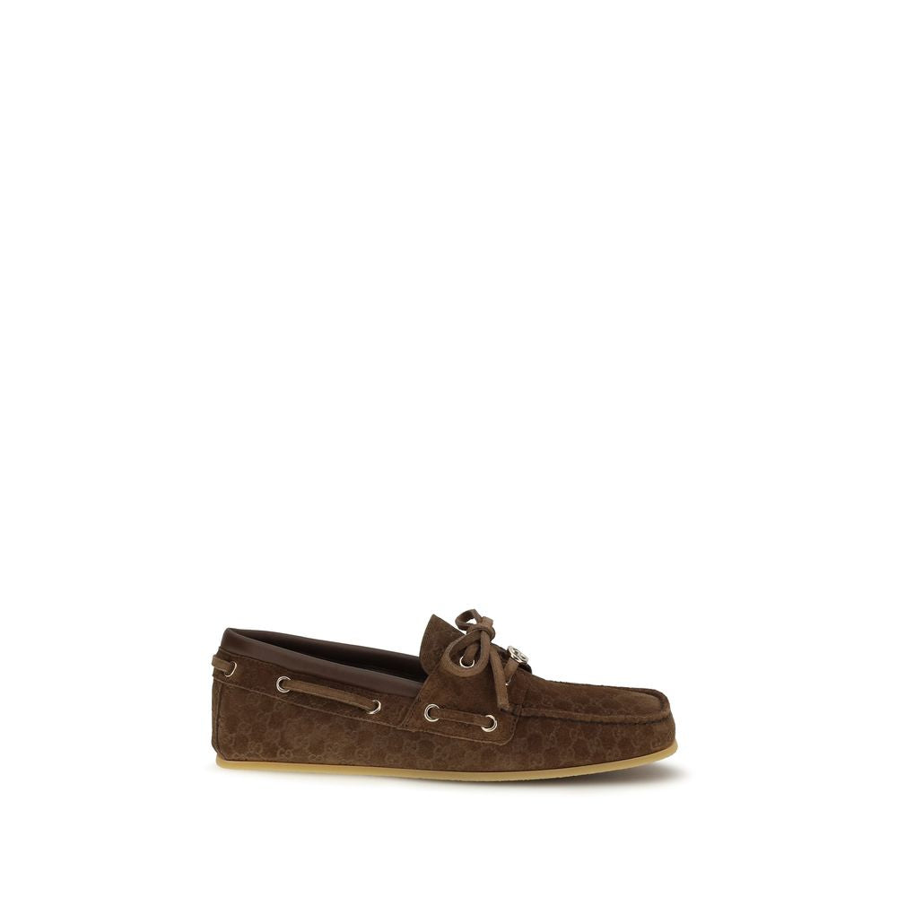 Brown Calf Leather Bos Taurus Slip-On Loafers - ventzia