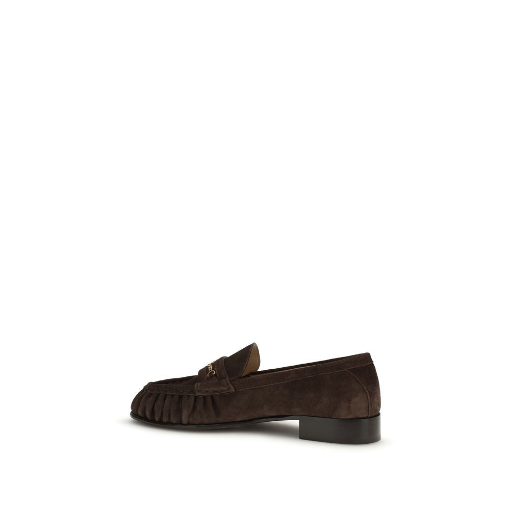 Brown Calf Leather Bos Taurus Slip-On Loafers - ventzia