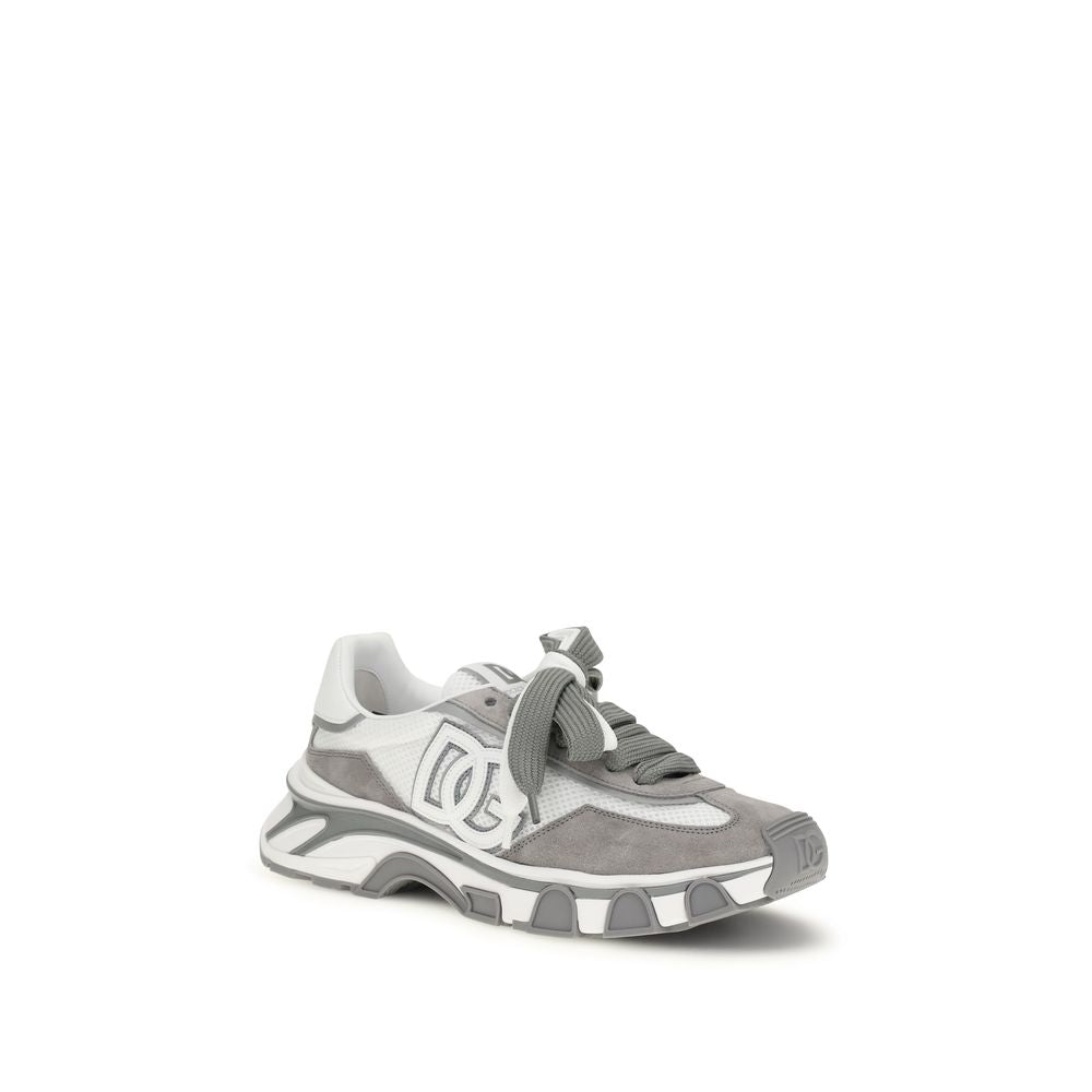 Gray Calf Leather Bos Taurus Athletic Sneakers - ventzia