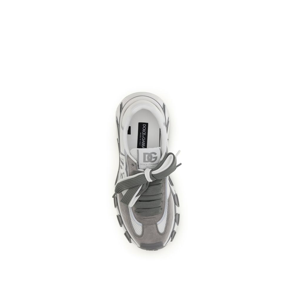 Gray Calf Leather Bos Taurus Athletic Sneakers - ventzia