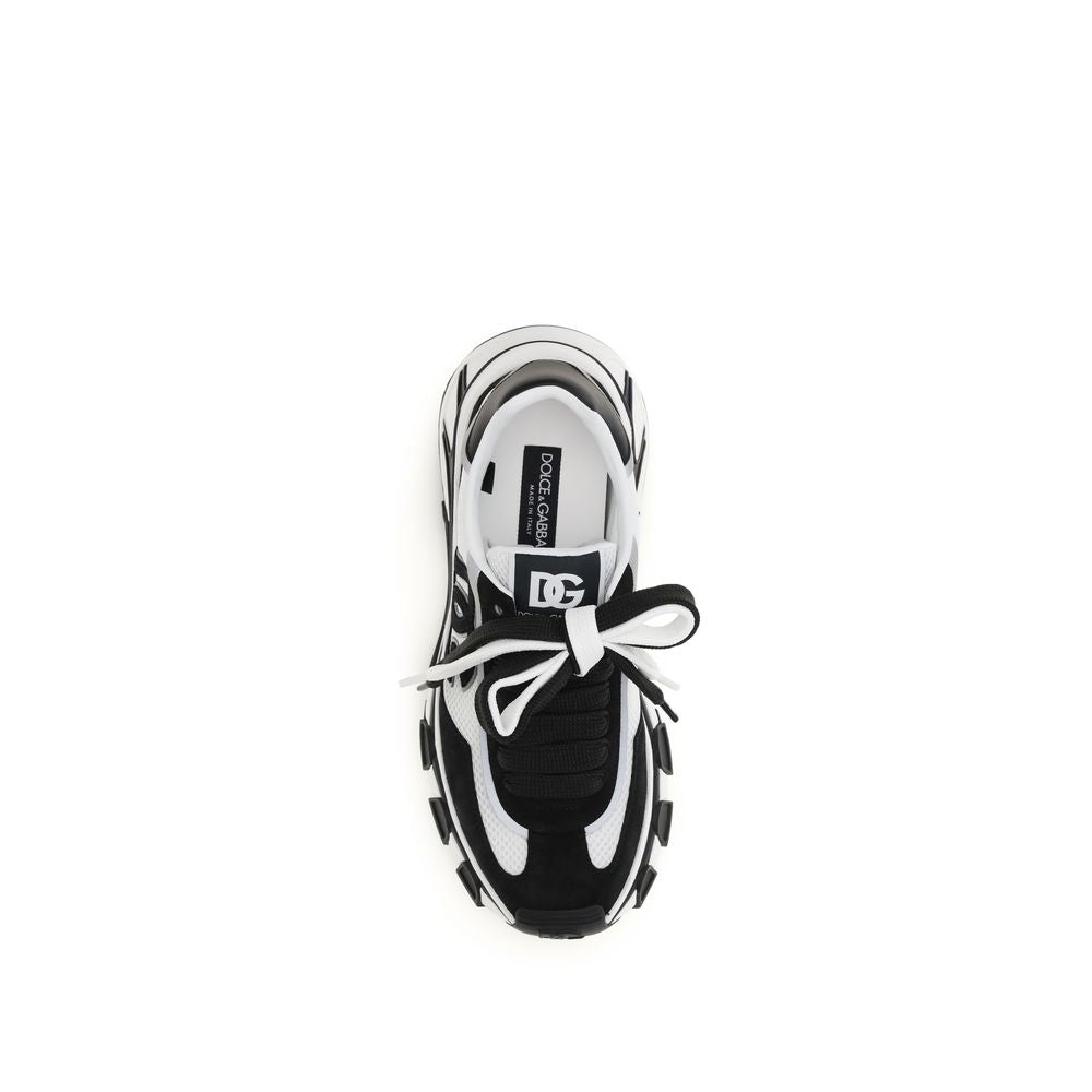 Black Calf Leather Bos Taurus Athletic Sneakers - ventzia