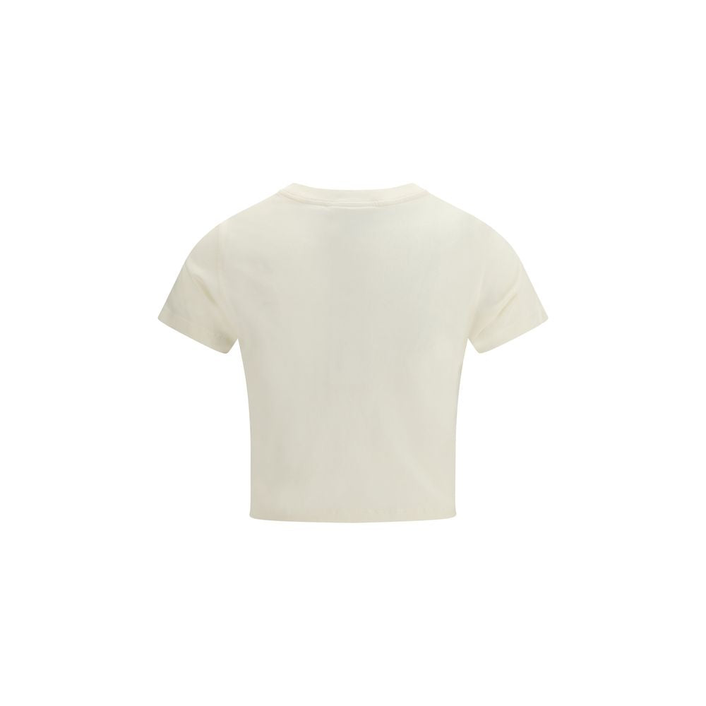 Beige Cotton T-Shirt - ventzia