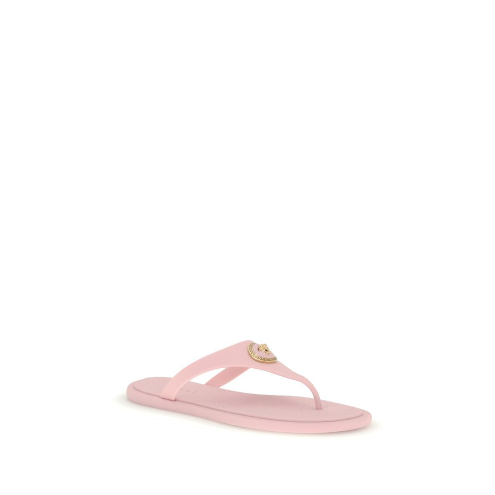 Multicolor Rubber Flip-Flop Sandals - ventzia