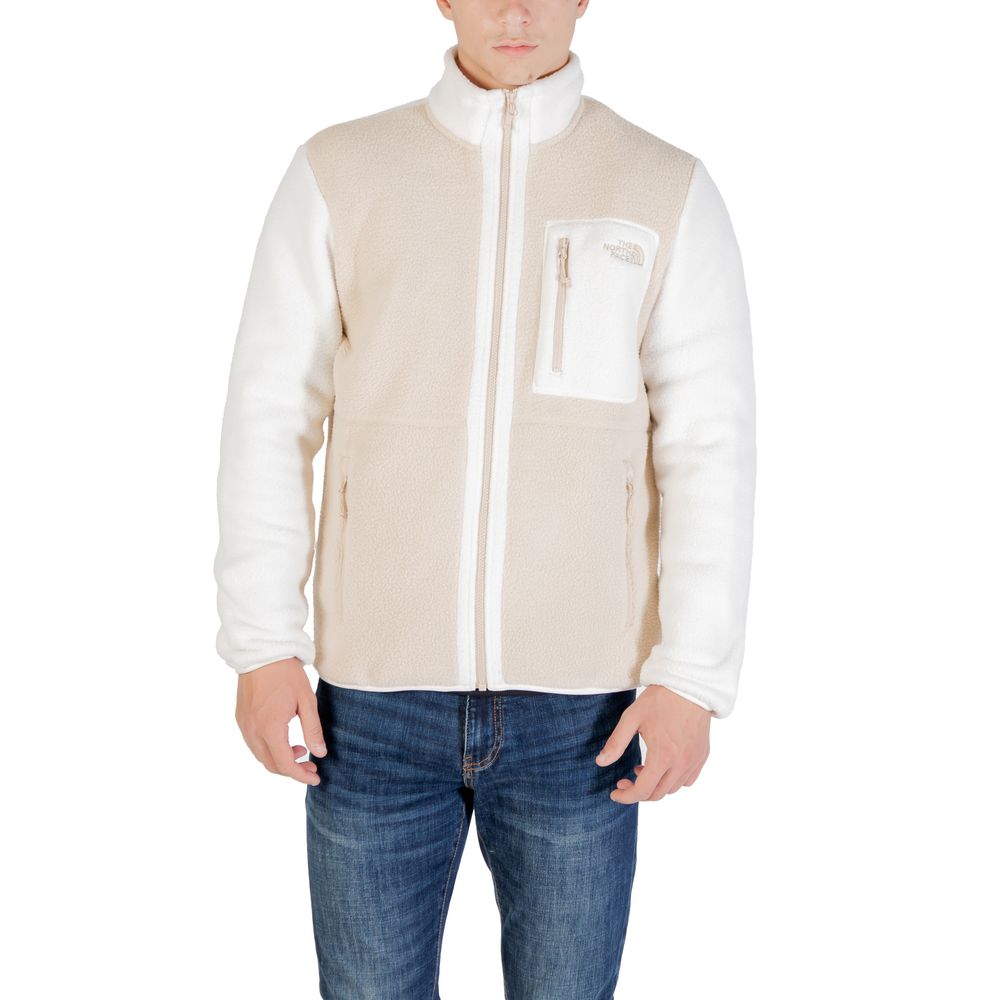 Beige Polyester Sweatshirt - ventzia