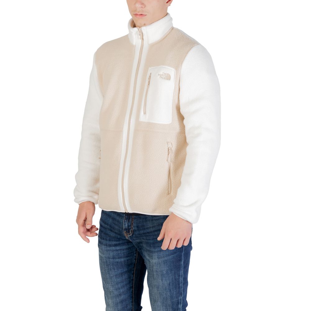 Beige Polyester Sweatshirt - ventzia