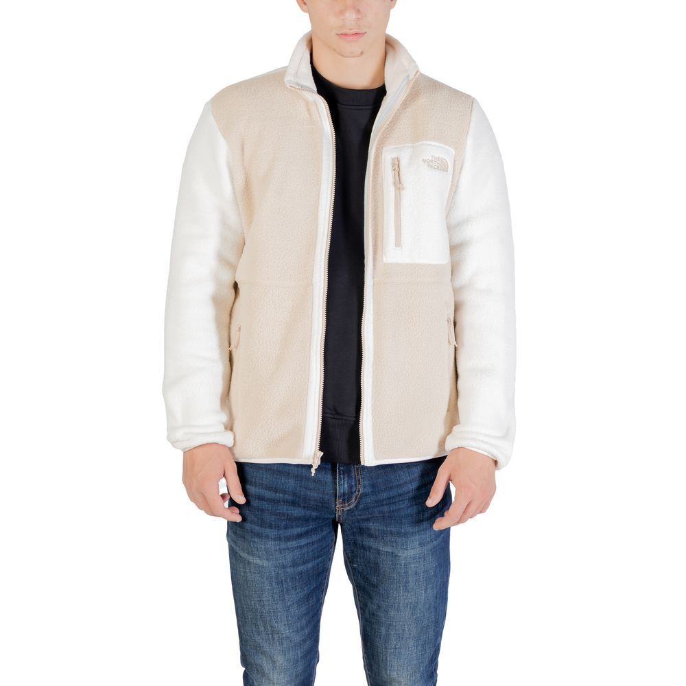 Beige Polyester Sweatshirt - ventzia