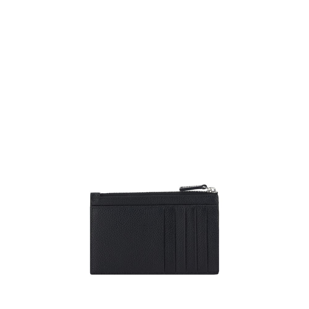 Black Calf Leather Bos Taurus Wallet - ventzia