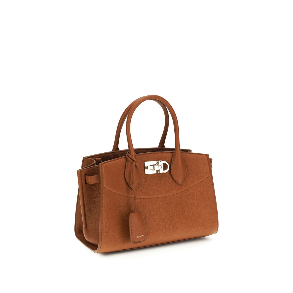 Brown Calf Leather Bos Taurus Handbag - ventzia