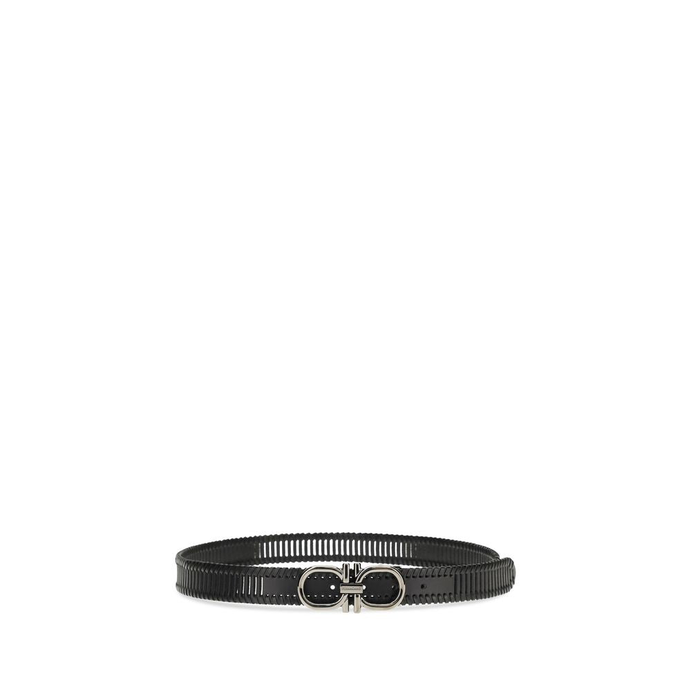 Black Calf Leather Bos Taurus Regular Belt - ventzia