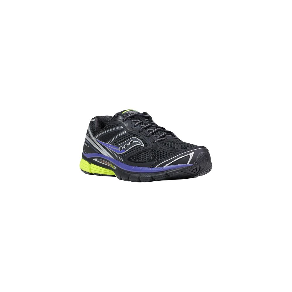 Black Polyethylene Athletic Sneakers - ventzia