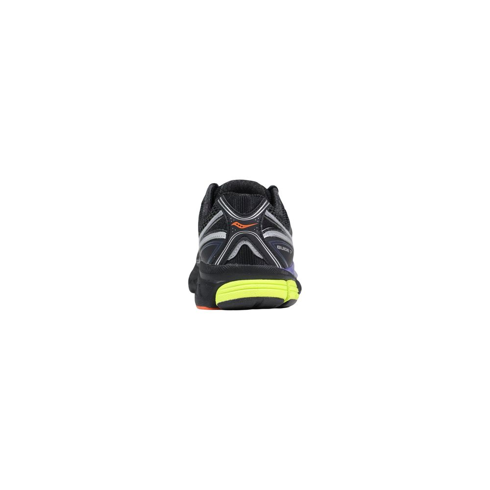 Black Polyethylene Athletic Sneakers - ventzia