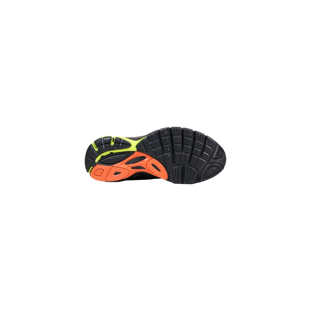 Black Polyethylene Athletic Sneakers - ventzia