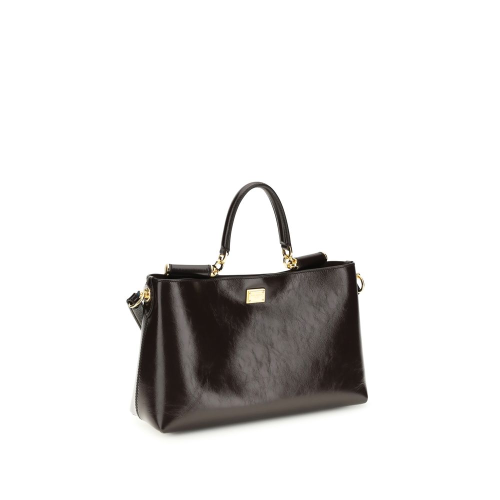 Brown Calf Leather Bos Taurus Handbag - ventzia