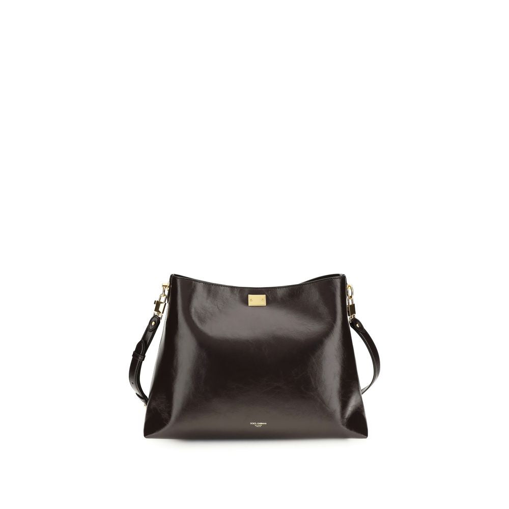 Brown Calf Leather Bos Taurus Shoulder Bag - ventzia