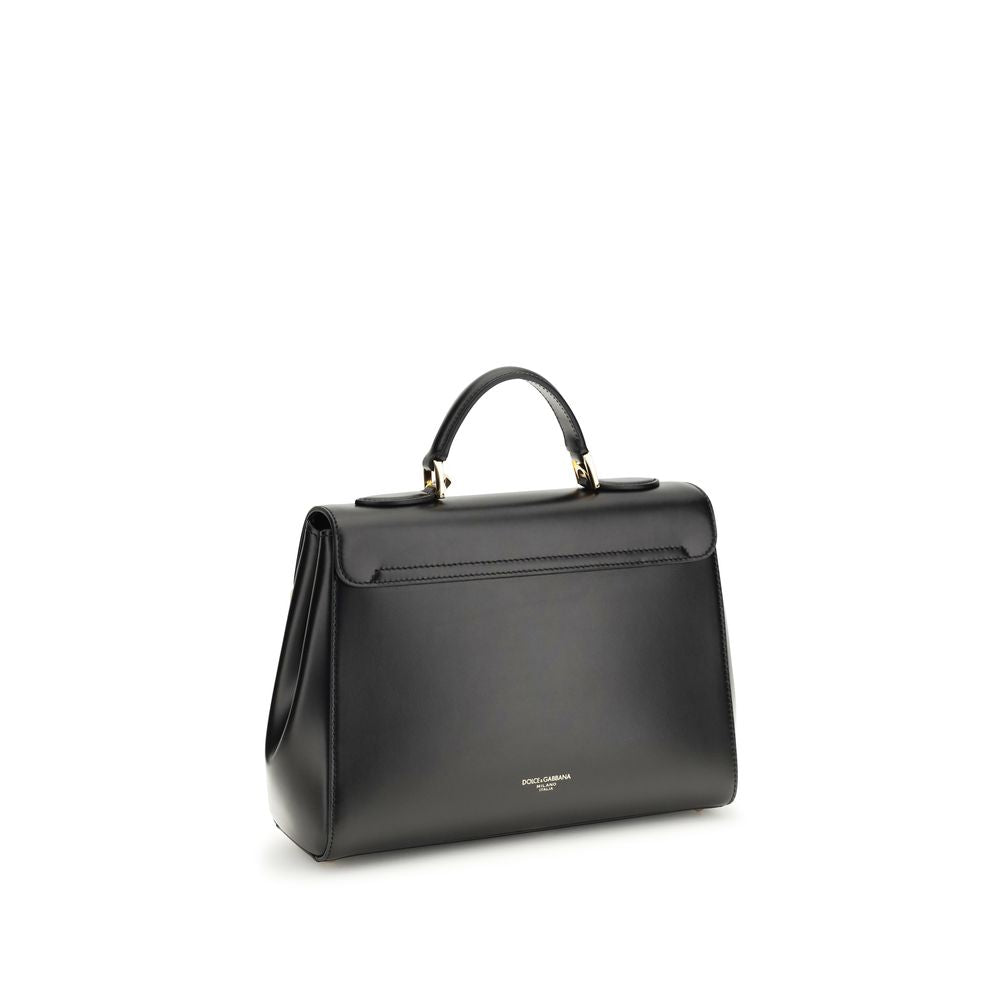 Black Calf Leather Bos Taurus Shoulder Bag - ventzia