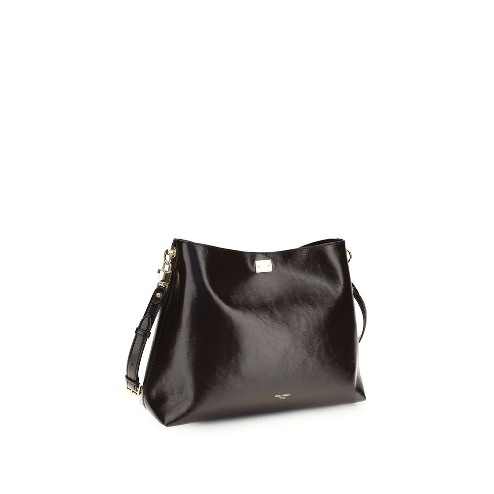 Brown Calf Leather Bos Taurus Shoulder Bag - ventzia