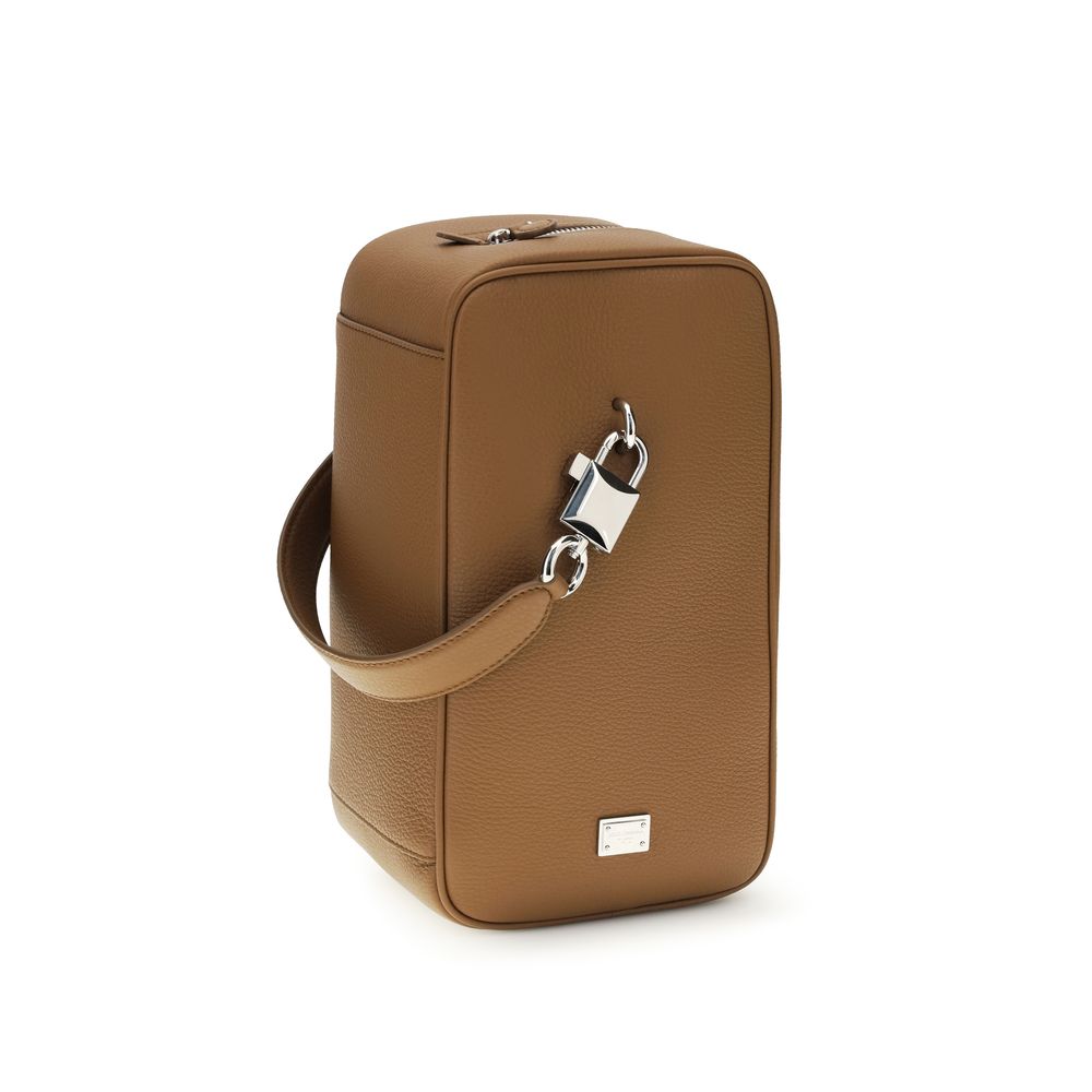 Brown Calf Leather Bos Taurus Handbag - ventzia