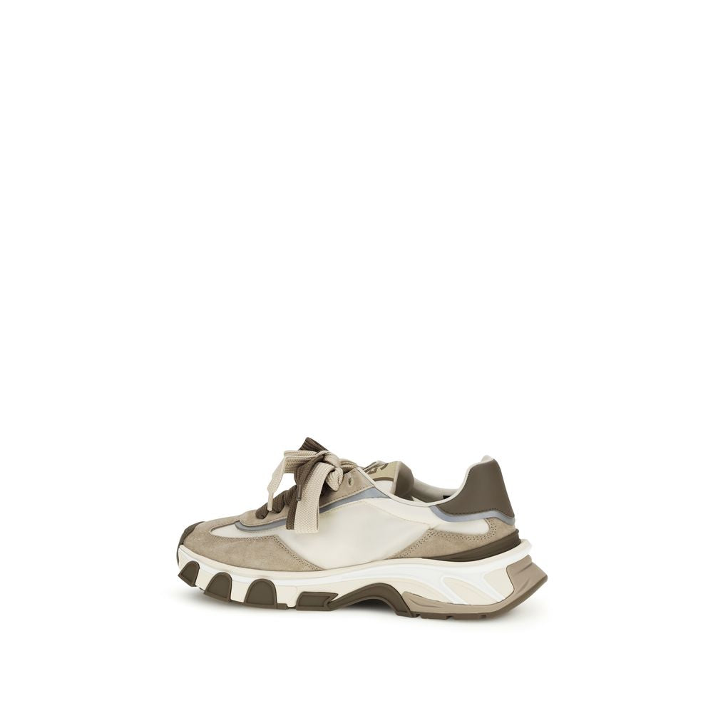 Multicolor Calf Leather Bos Taurus Athletic Sneakers - ventzia