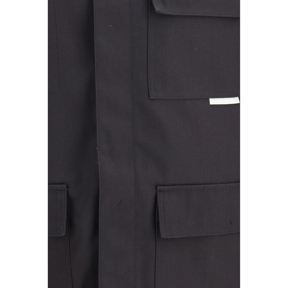 Gray Cotton Coat - ventzia