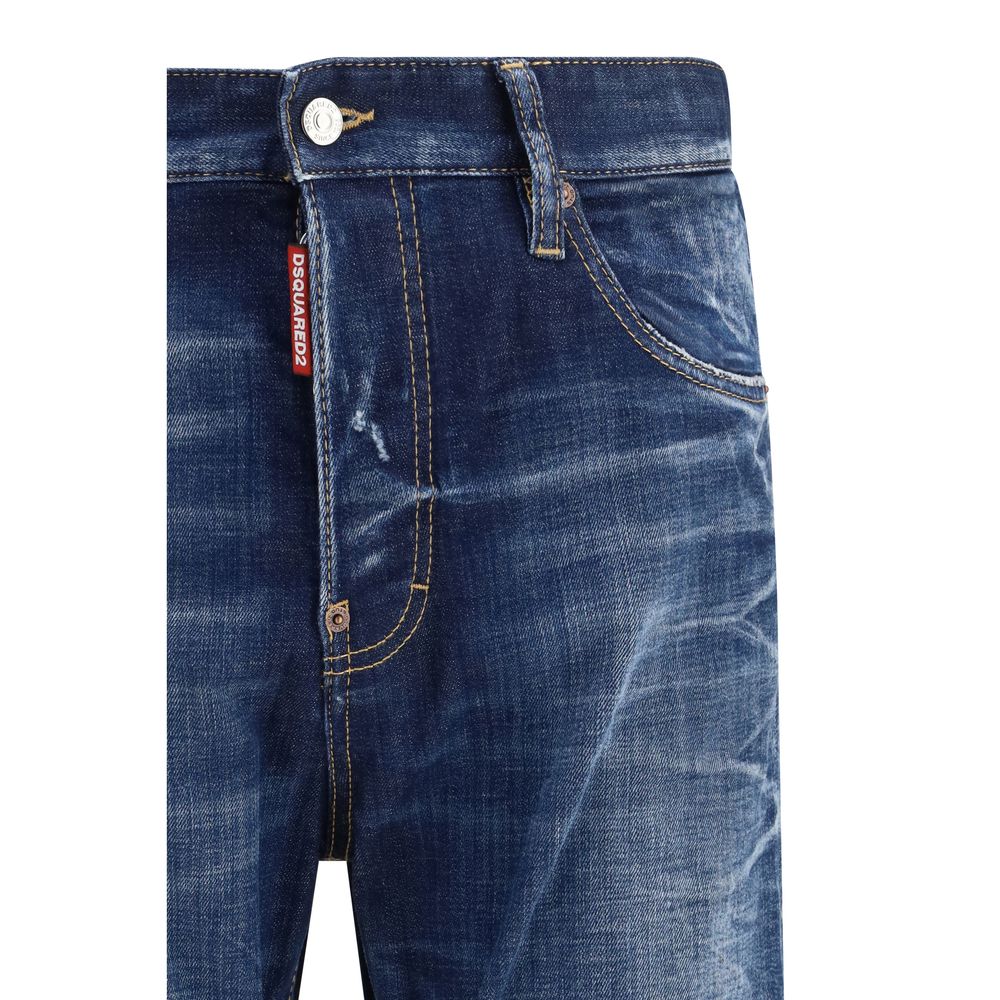 Blue Cotton Jeans Denim