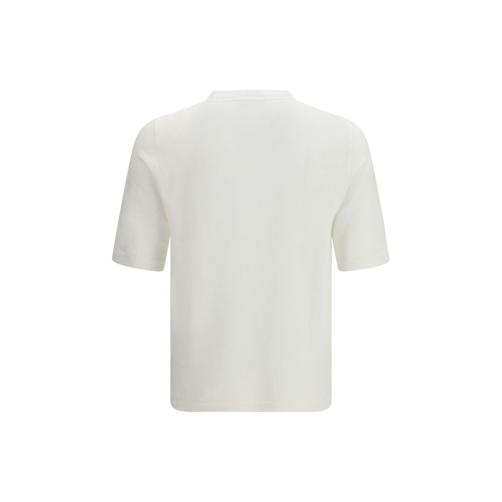 White Linen T-Shirt - ventzia