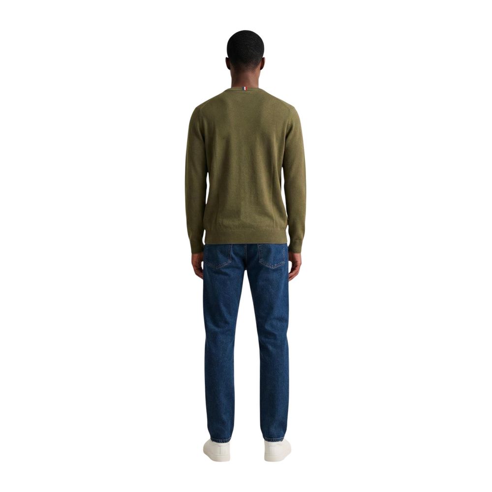 Green Cotton Sweatshirt - ventzia