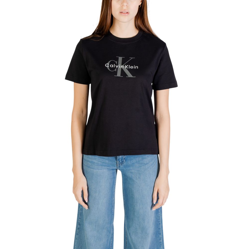 Black Cotton T-Shirt - ventzia
