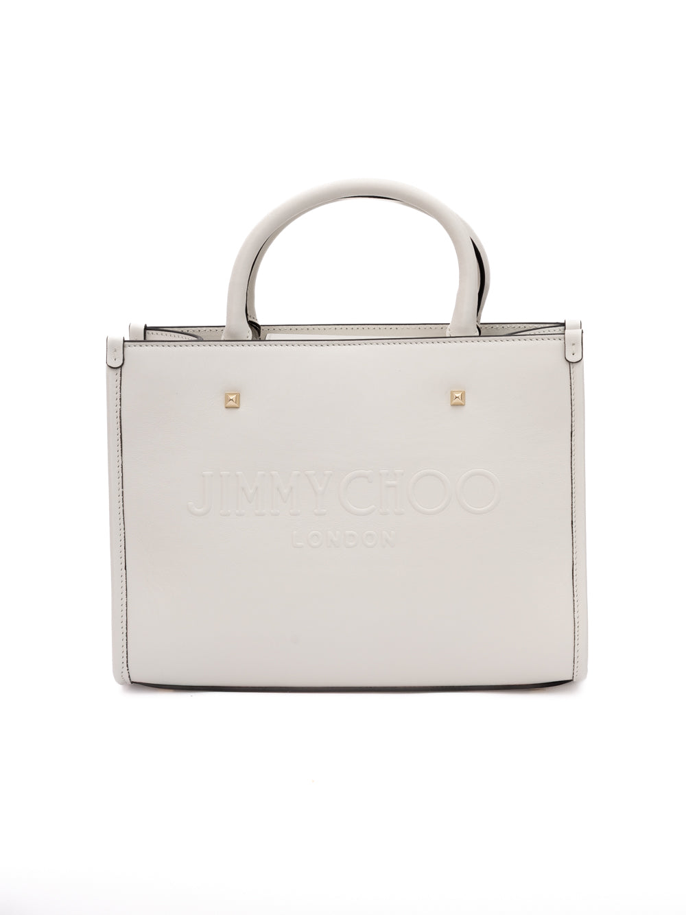White Avenue S Tote Leather Handbag - ventzia