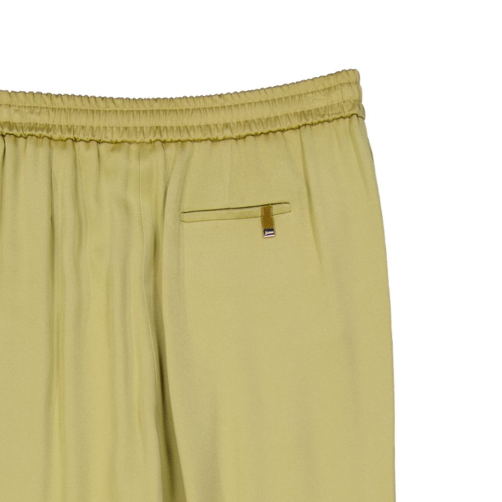 Bicolor Acetate Casual Pants - ventzia