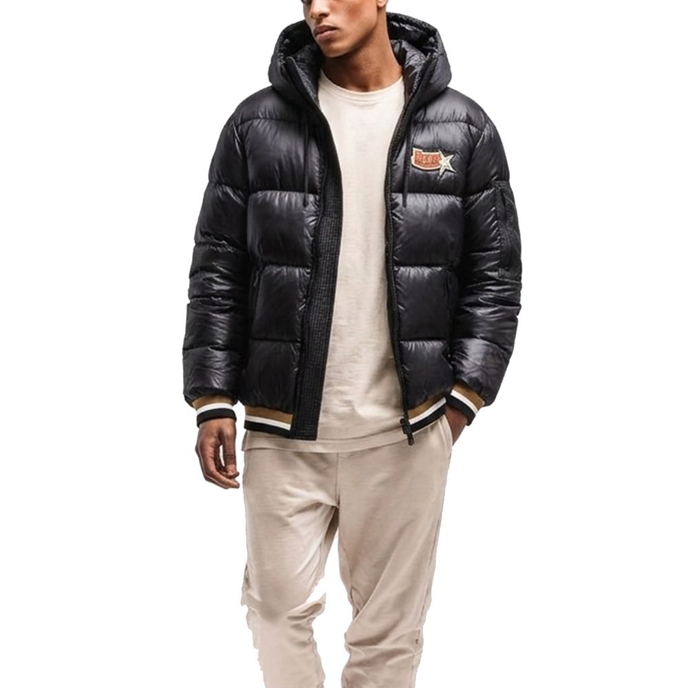 Black Polyamide Bomber - ventzia