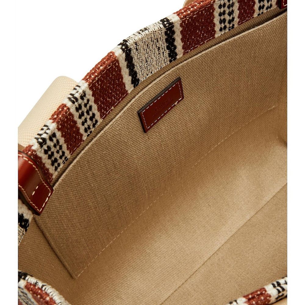 Brown Linen Tote Bag - ventzia