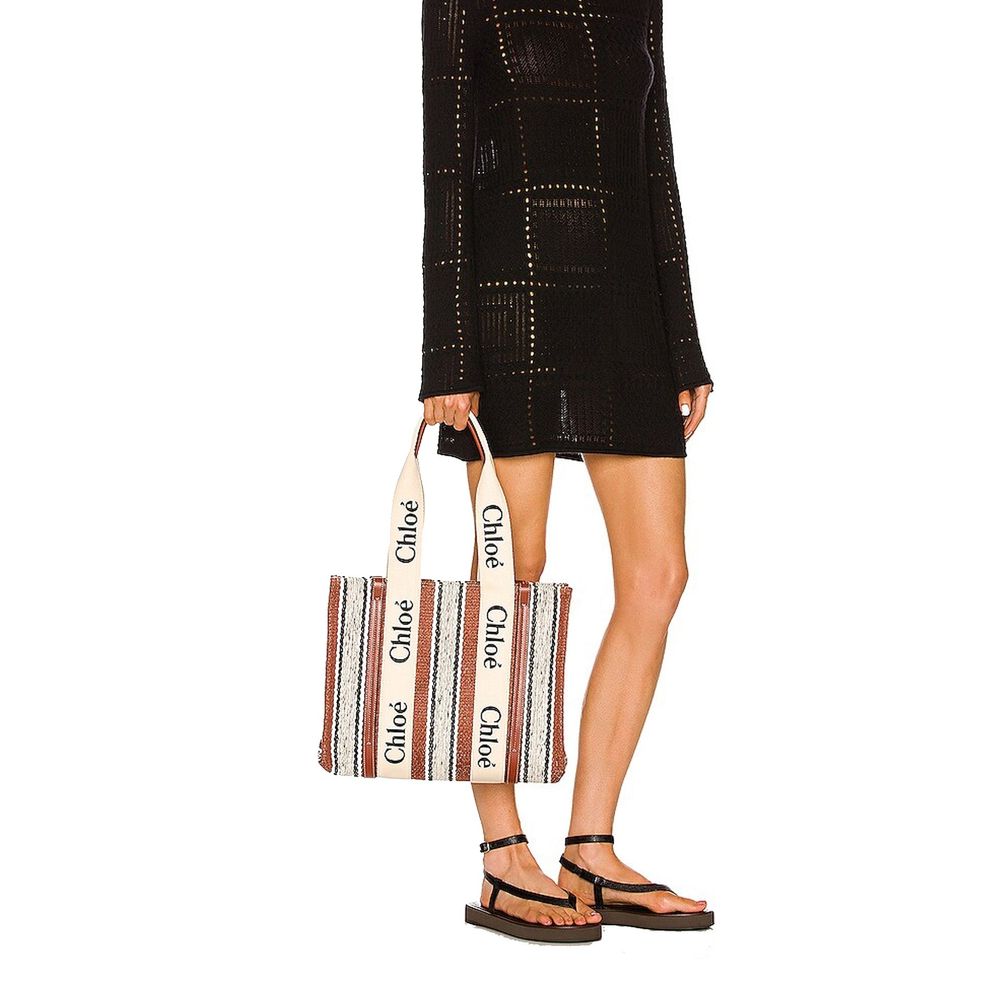 Brown Linen Tote Bag - ventzia