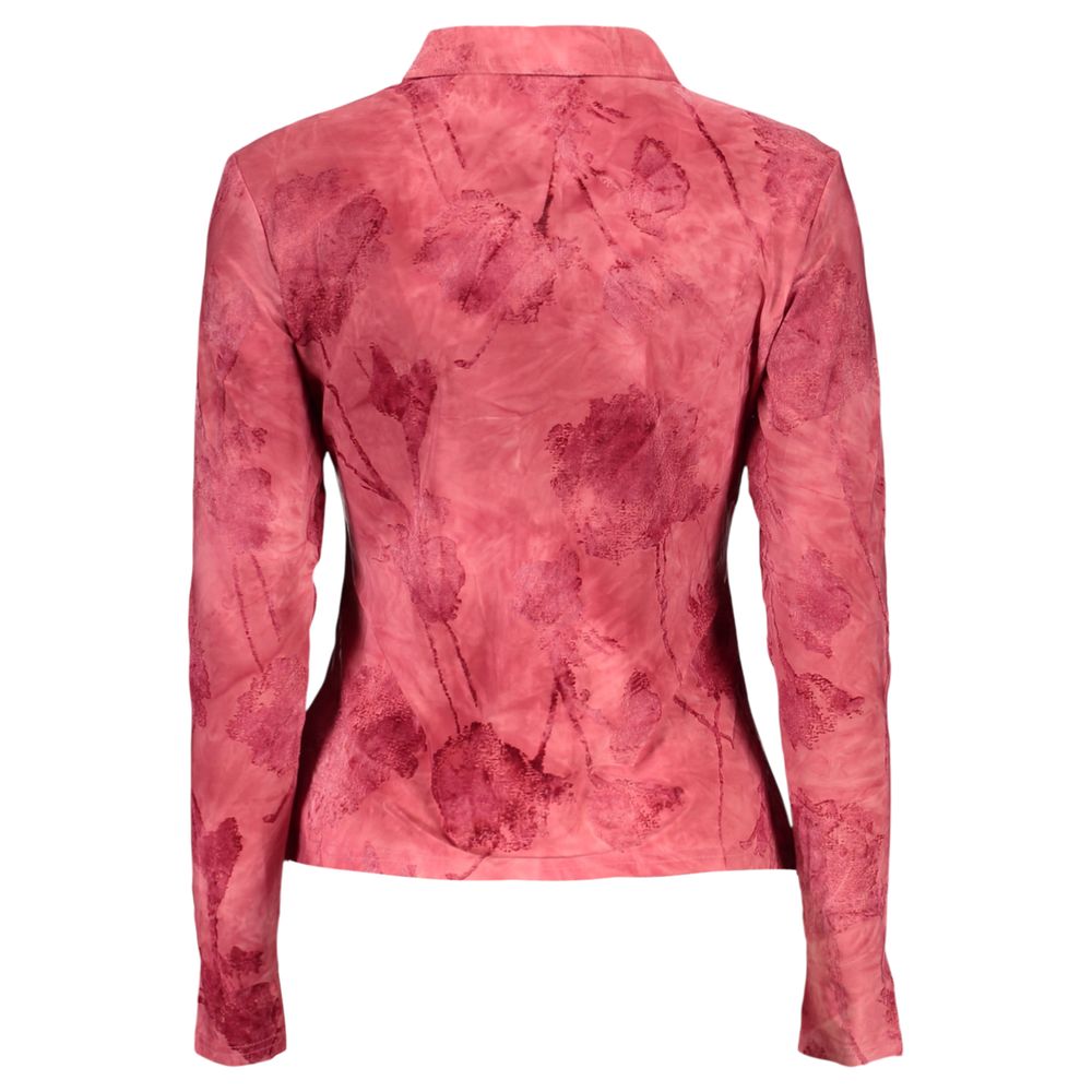 Rosso Polyester Women Shirt - ventzia