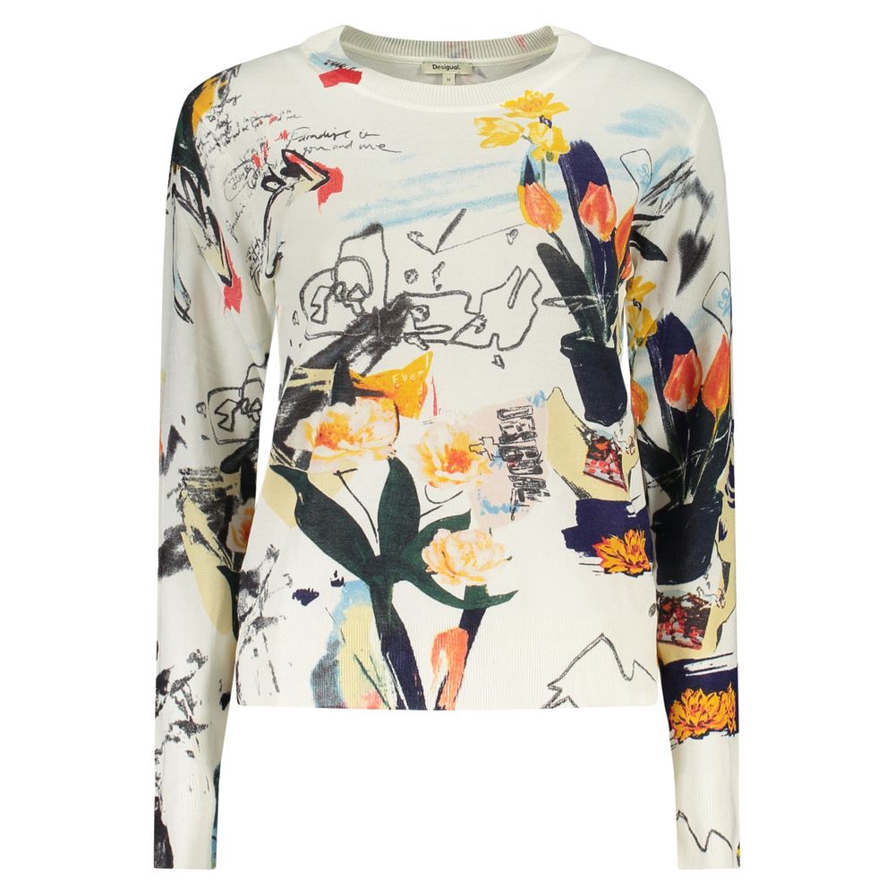 White Viscosa Women T-Shirt - ventzia