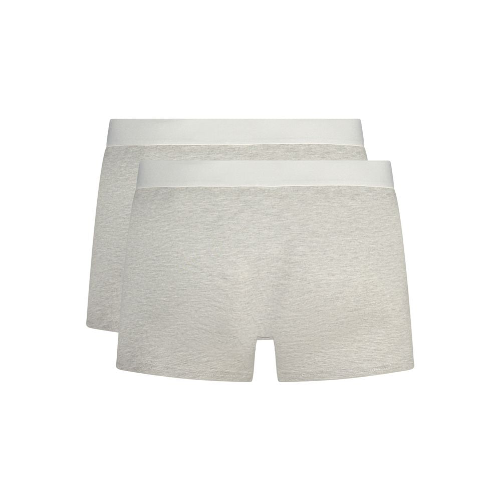"Gray Cotton Men's Boxer Short" - ventzia