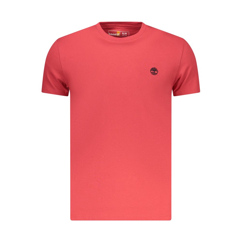 Red Cotton Men's T-Shirt - ventzia