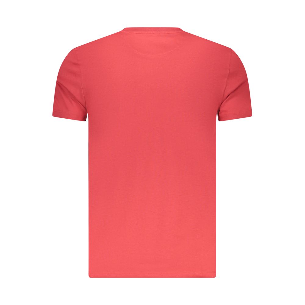 Red Cotton Men's T-Shirt - ventzia