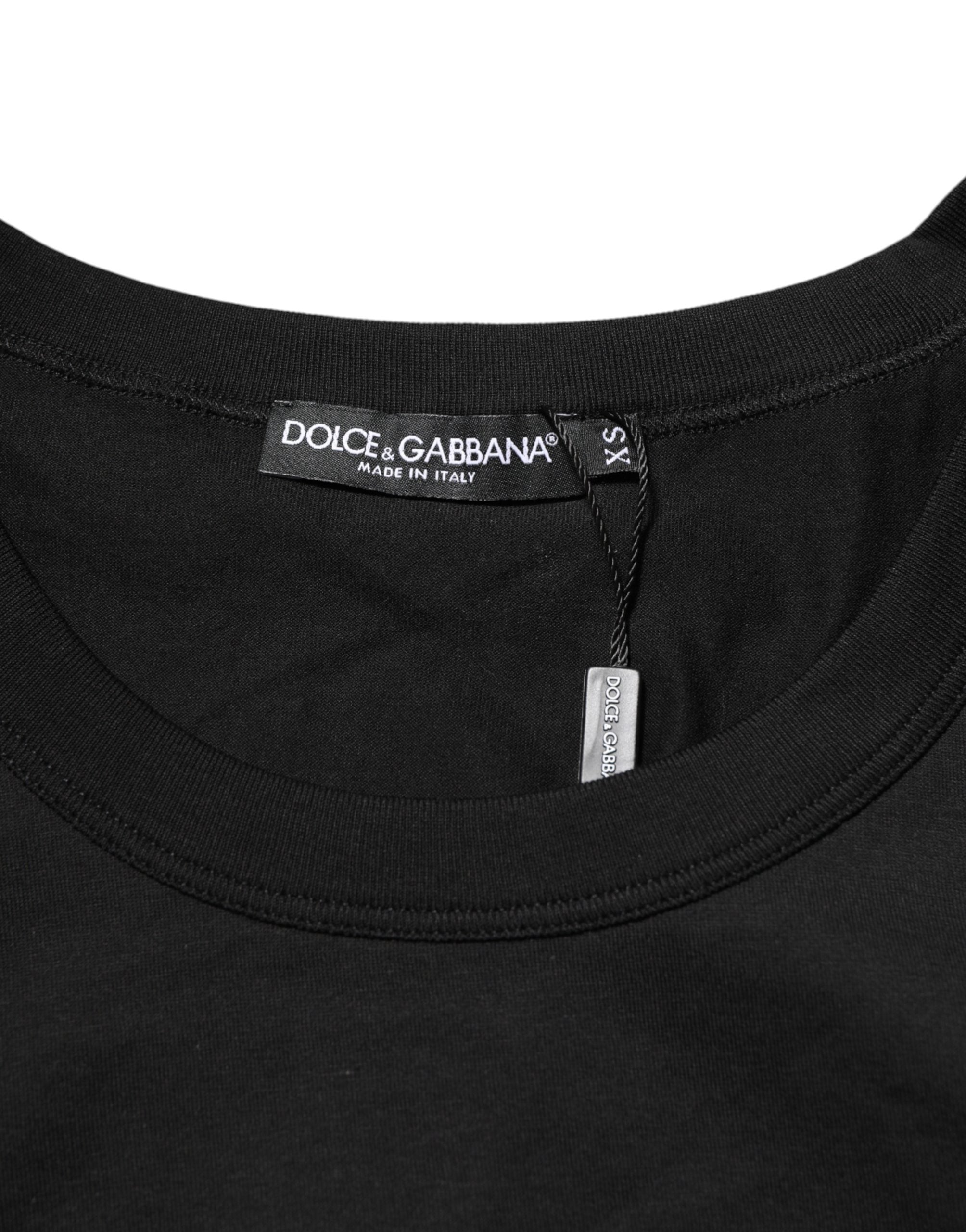 Black Cotton Sleeveless Men Tank Top T-shirt - ventzia