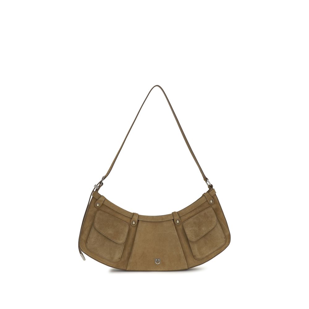 Beige Calf Leather Bos Taurus Shoulder Bag - ventzia