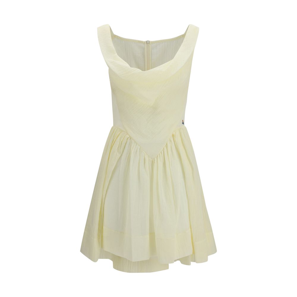 Bicolor Cotton Casual Dress - ventzia