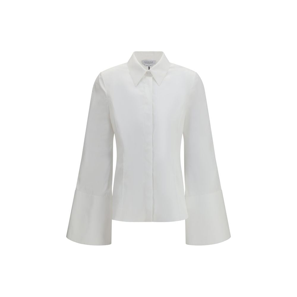 White Cotton Dress Shirt - ventzia