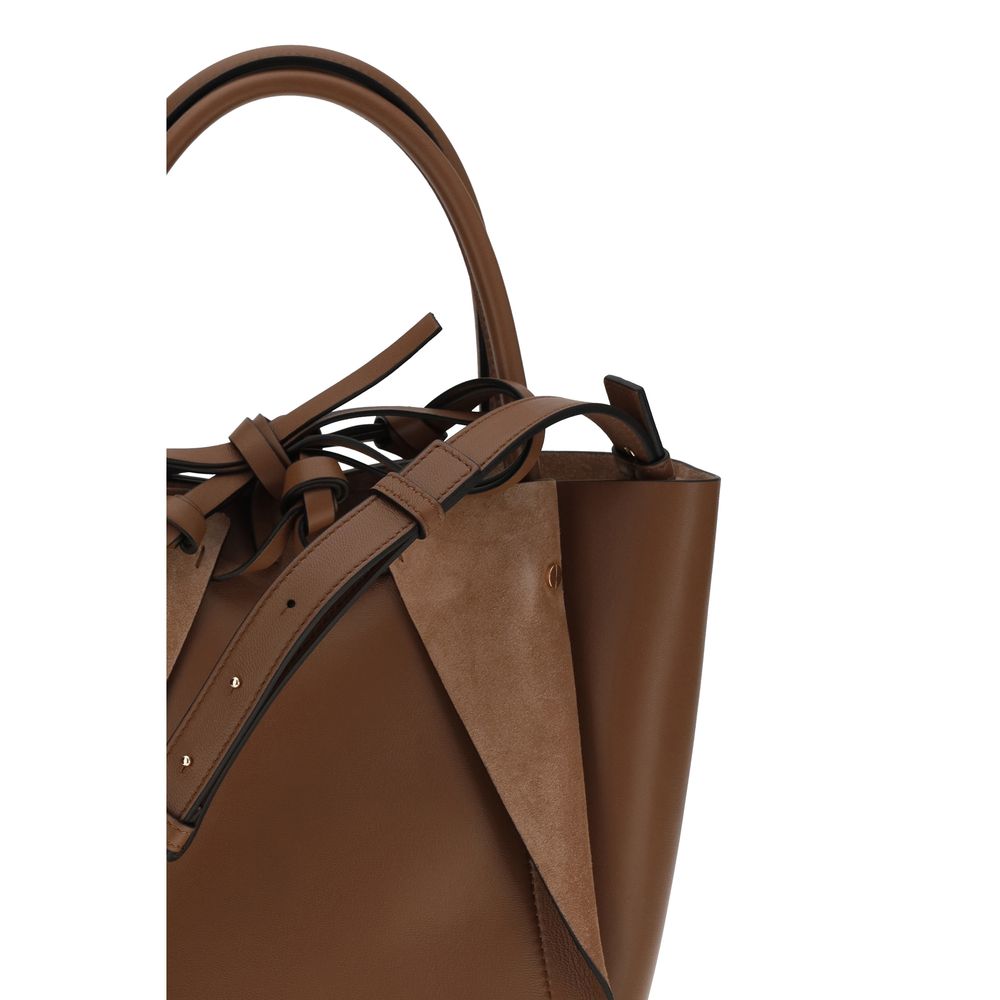 Brown Lamb Ovis Aries Aries Shoulder Bag - ventzia