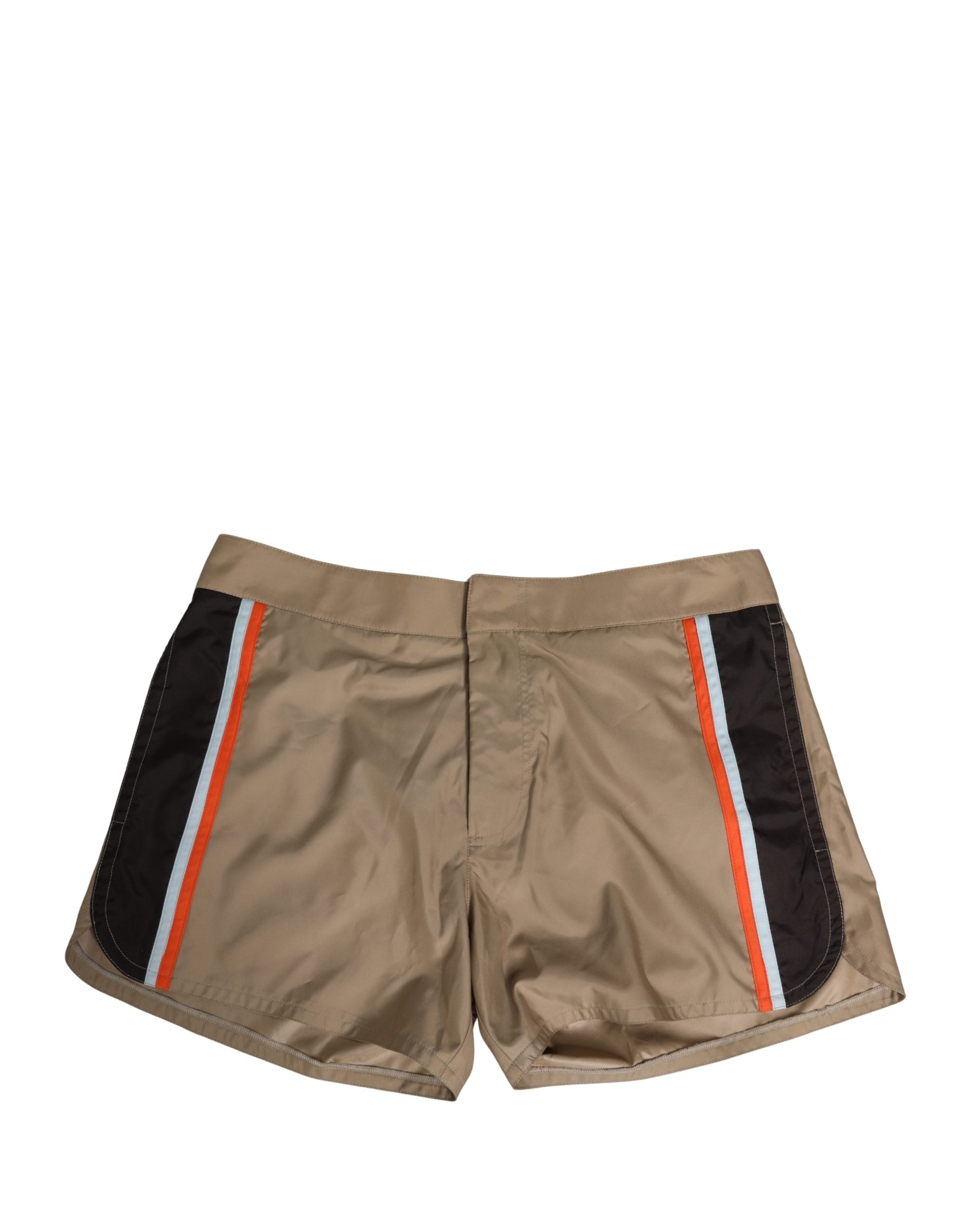 Brown Cotton Blend Mid Length Boxer Underwear - ventzia