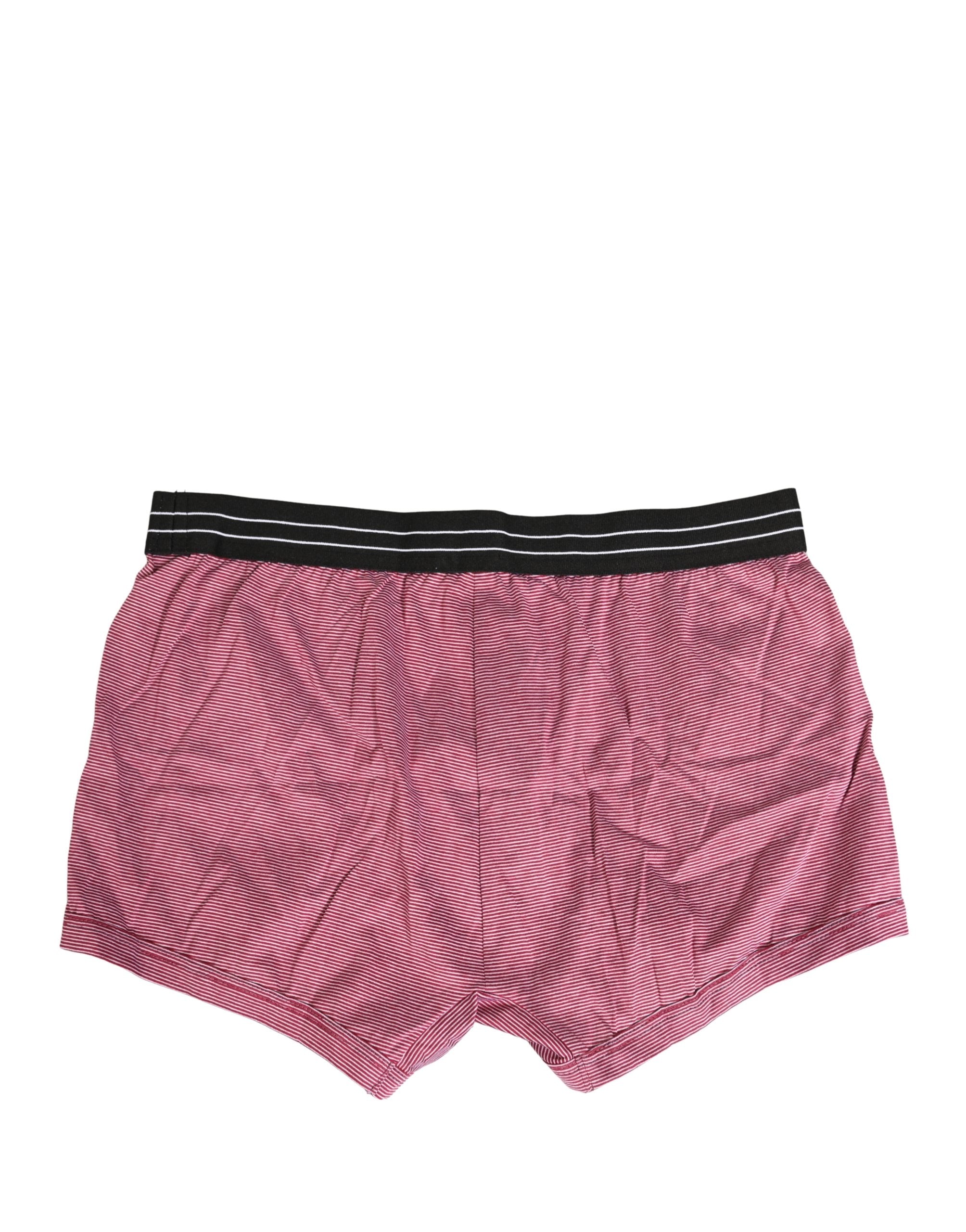Pink D&G Logo Cotton Regular Boxer Underwear - ventzia
